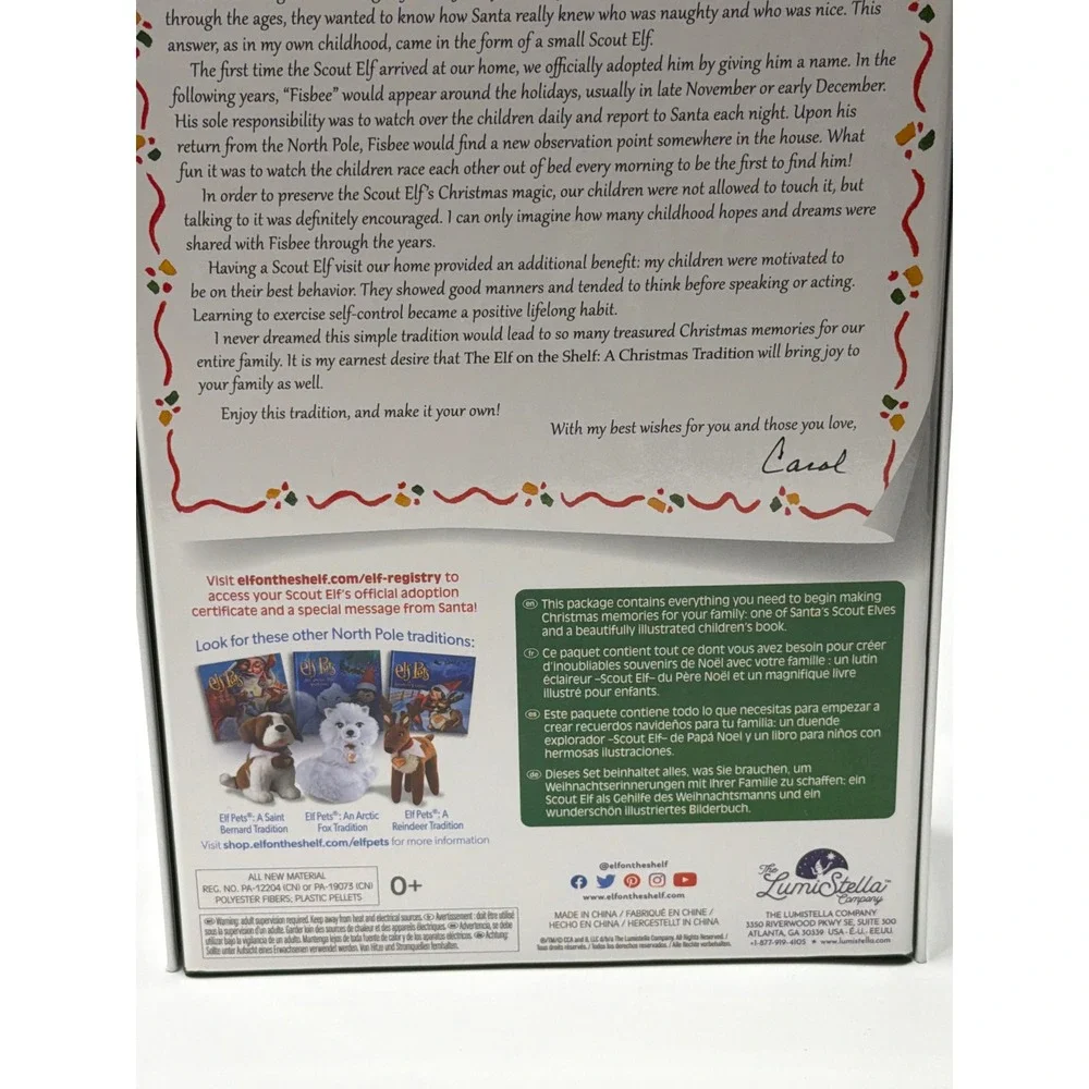 The Elf on the Shelf Christmas Tradition Boy Scout Elf Dark Skin Brown Eyes Book